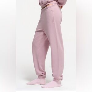 SKIMS COTTON BLEND FLEECE CLASSIC SWEATPANTS SIZE SMALL DUSK